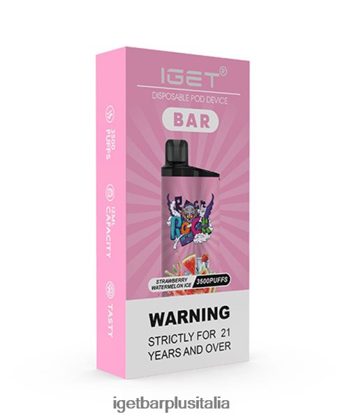 IGET Vape Italy | barra iget gelato alla fragola e anguria