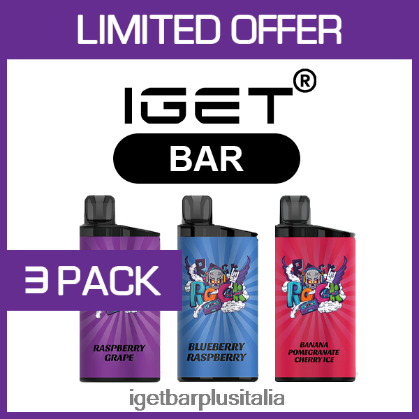 IGET Vape Online | Barretta iget - 3500 bignè - conf. da 3