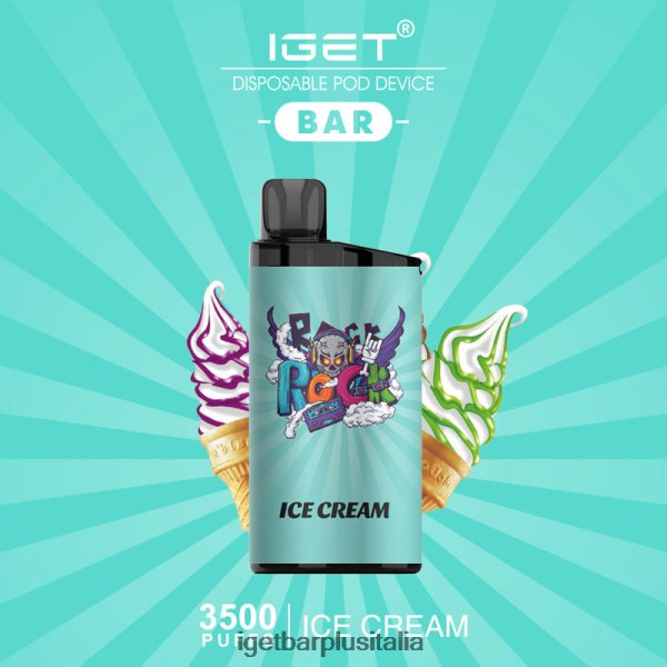IGET Vape Online | barra iget - 3500 sbuffi gelato