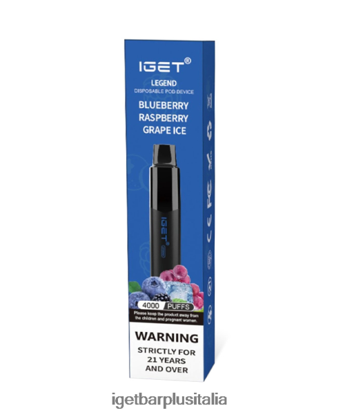 IGET Bar Italia | iget leggenda ghiaccio d\'uva al mirtillo e lampone