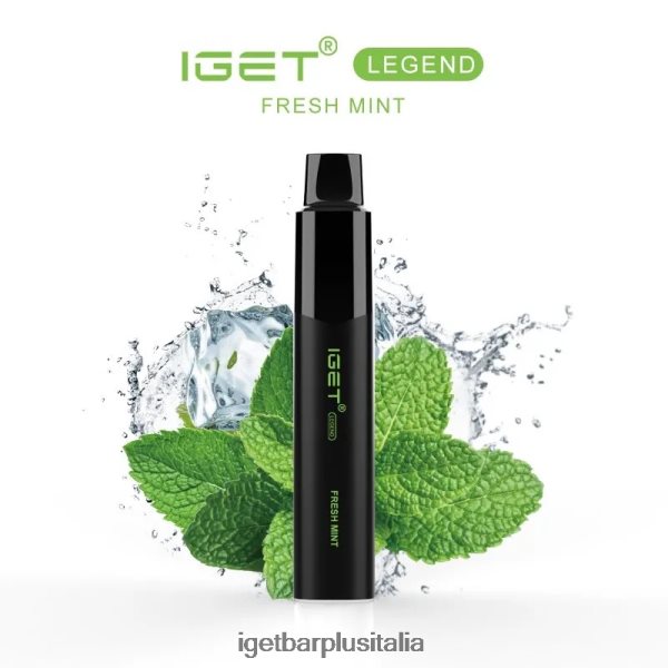 IGET Bar Italia | leggenda iget - 4000 sbuffi ghiacciolo alla menta fresca
