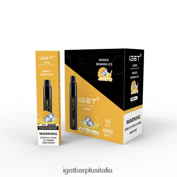 IGET Bar Italy | iget legend 4000 sbuffi ghiaccio alla banana e mango