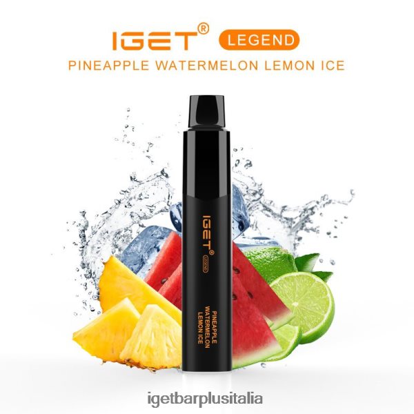 IGET Bar Italy | leggenda iget - 4000 sbuffi ananas, anguria, limone, ghiaccio