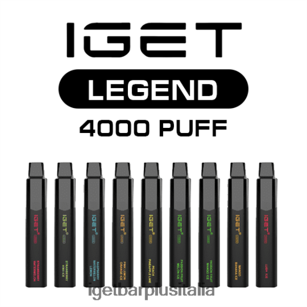 IGET E Cigarette | iget legend 4000 in vendita all'ingrosso