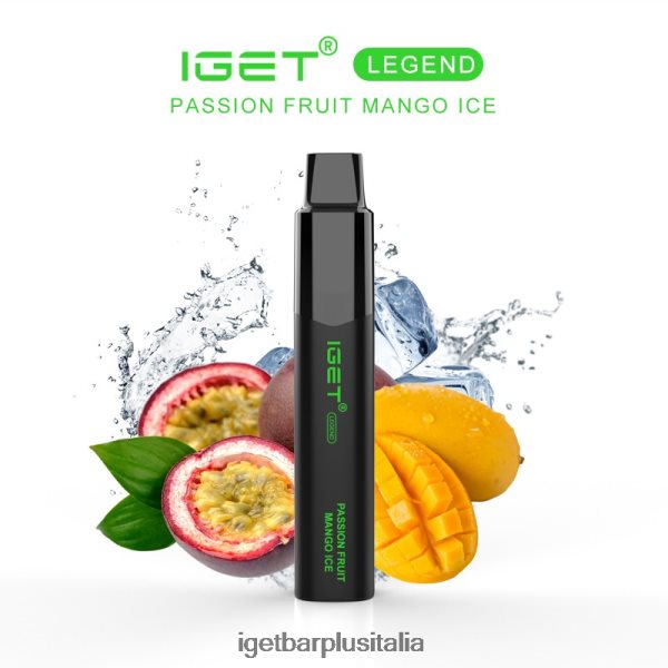 IGET E Cigarette | leggenda iget - 4000 sbuffi ghiaccio al mango al frutto della passione