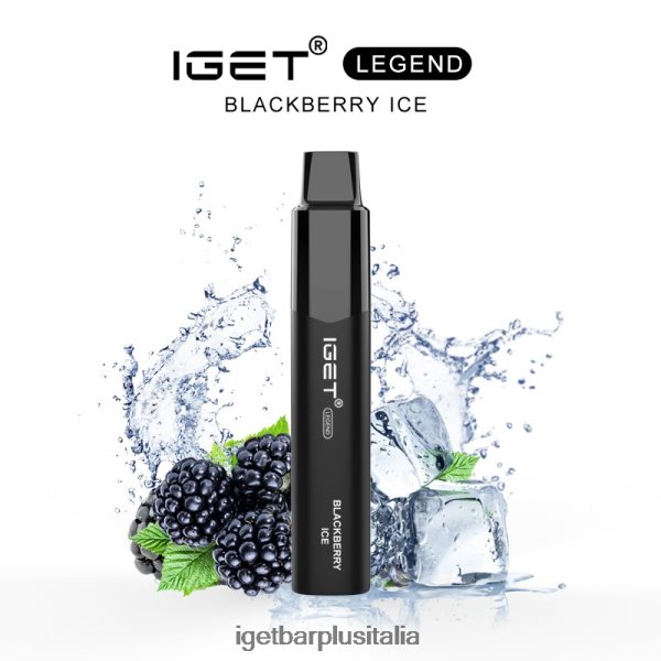 IGET E Cigarette | leggenda iget - 4000 sbuffi ghiaccio alla mora