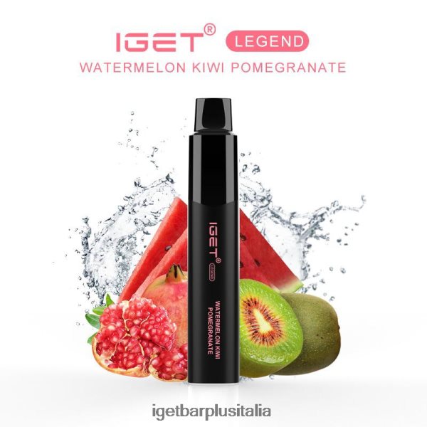 IGET E Cigarette | leggenda iget - 4000 sbuffi melograno kiwi anguria