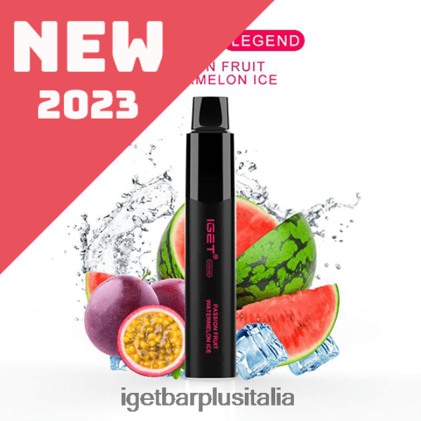 IGET Italia | leggenda iget - 4000 sbuffi ghiaccio di anguria al frutto della passione