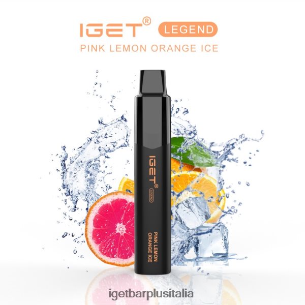 IGET Italy | leggenda iget - 4000 sbuffi ghiaccio rosa all'arancia e limone