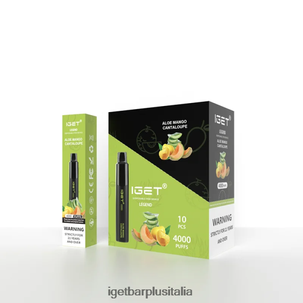 IGET Vape Italy | iget legend 4000 sbuffi melone all\'aloe e mango