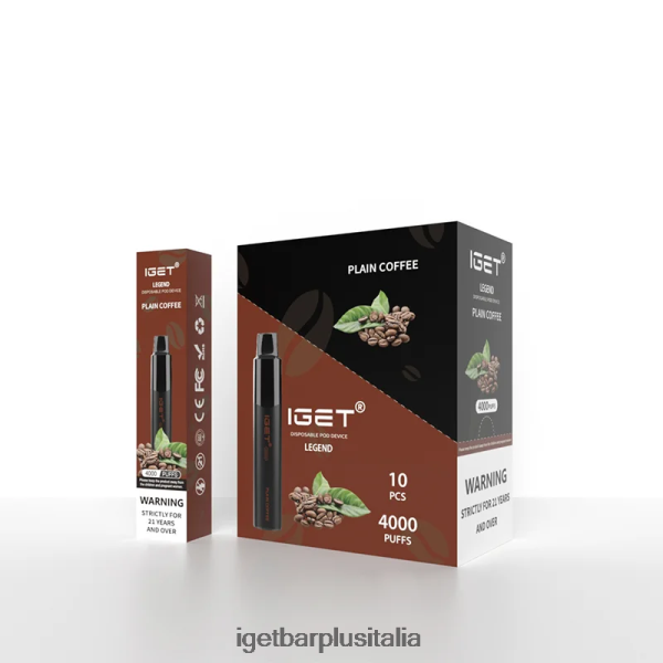 IGET Vape Online | iget legend 4000 sbuffi caffè normale
