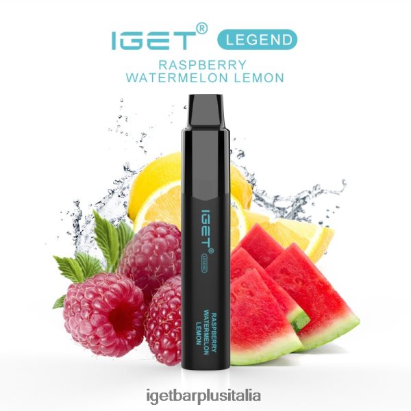 IGET Vape Online | leggenda iget - 4000 sbuffi lampone, anguria, limone