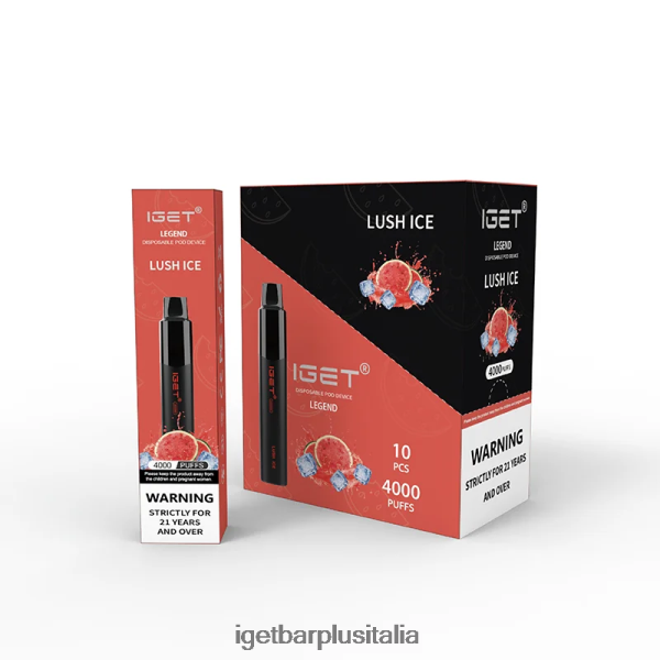 IGET Vapes Italy | iget legend 4000 sbuffi ghiaccio rigoglioso