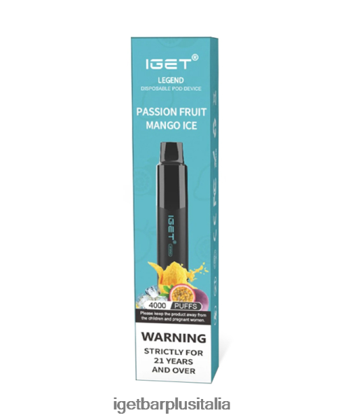 IGET Vapes Italy | iget leggenda ghiaccio al mango al frutto della passione