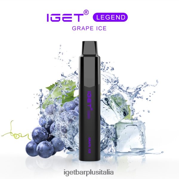IGET Vapes Italy | leggenda iget - 4000 sbuffi ghiaccio d'uva