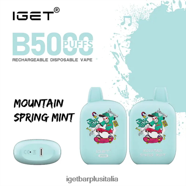 IGET Bar Italy | iget b5000 menta primaverile di montagna