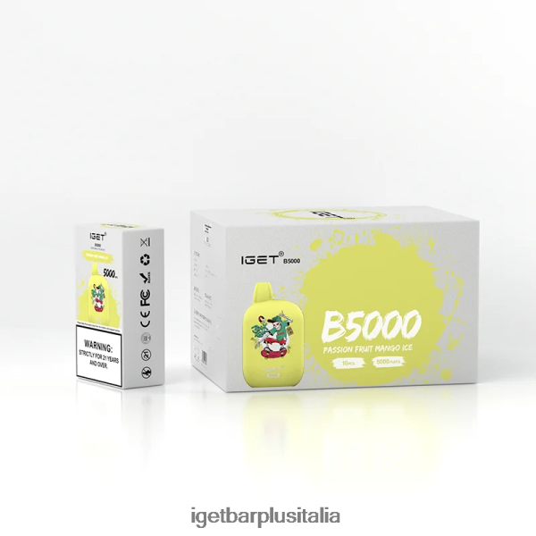 IGET Italia | iget b5000 ghiaccio al mango al frutto della passione