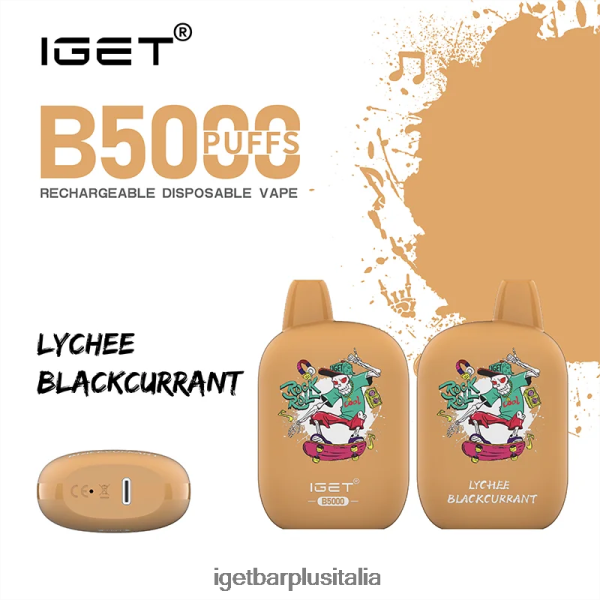 IGET Sigaretta Elettronica | iget b5000 litchi ribes nero