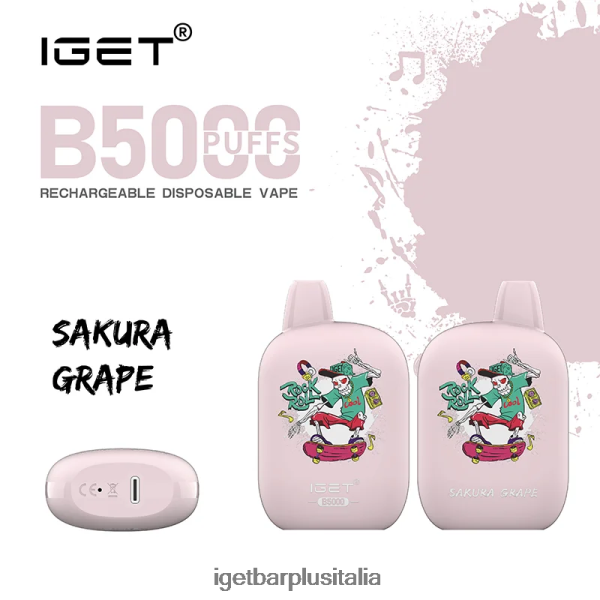 IGET Vapes Italy | iget b5000 uva sakura