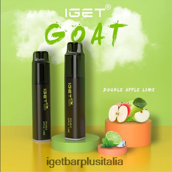 IGET Bar Italy | iget capra - 5000 sbuffi doppio lime di mela