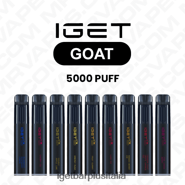 IGET Italia | vendita all'ingrosso di vaporizzatori usa e getta iget capra (5000 sbuffi)