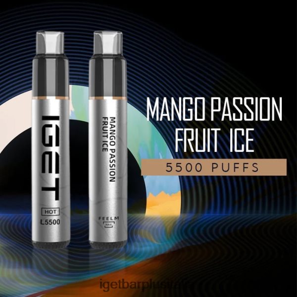 IGET Sigaretta Elettronica | mi surriscaldo - 5500 sbuffi ghiaccio al frutto della passione al mango