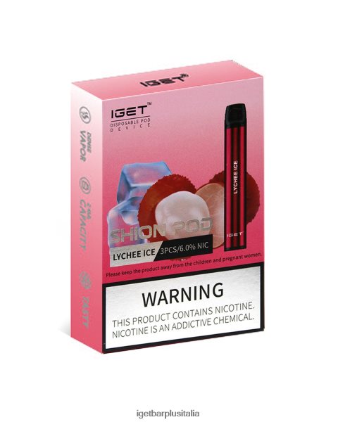 IGET Bar Italy | 3 x oggetti ghiaccio al litchi