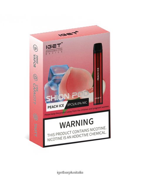 IGET Vape Italia | 3 x oggetti ghiaccio alla pesca
